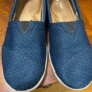 Toms casual shoes - dark blue and black